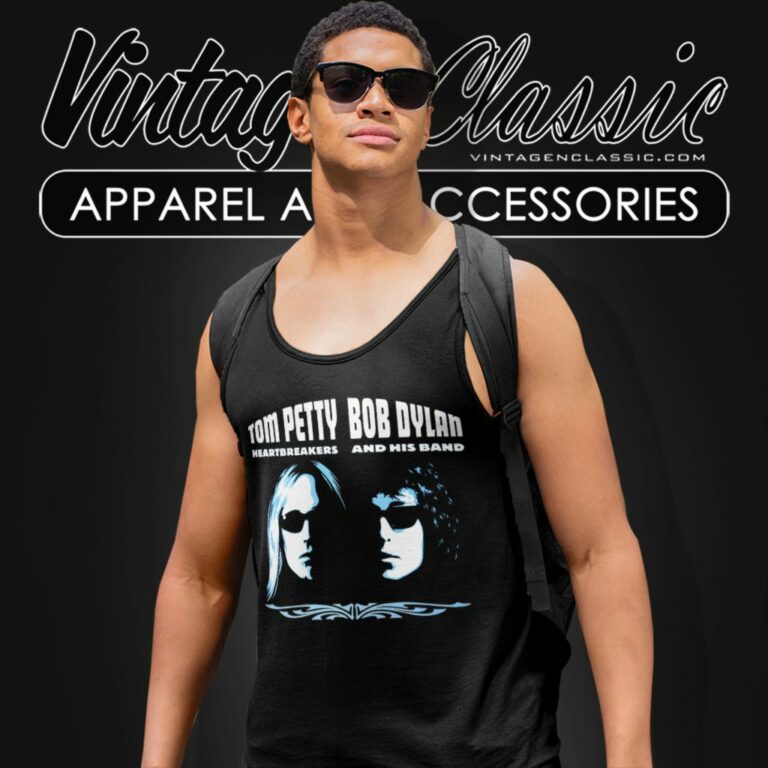 Tom Petty And Bob Dylan Concert Tank Top Racerback Tom Petty And Bob Dylan Concert Tank Top Racerback