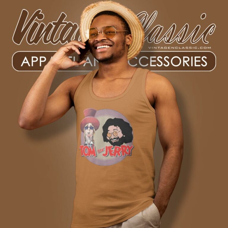 Tom Petty And Jerry Garcia Tank Top Racerback Tom Petty And Jerry Garcia Tank Top Racerback