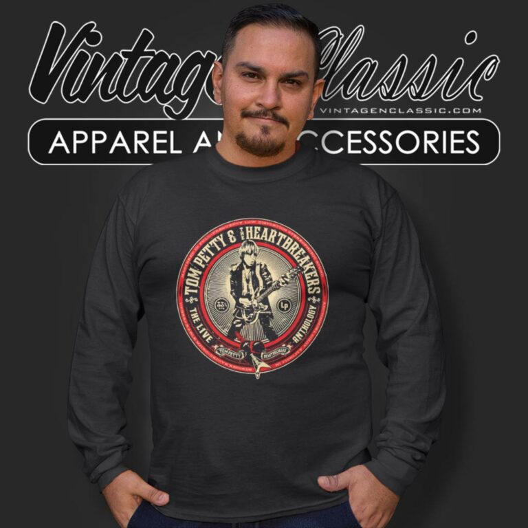 Tom Petty Anthology Logo Long Sleeve Tee Tom Petty Anthology Logo Long Sleeve Tee