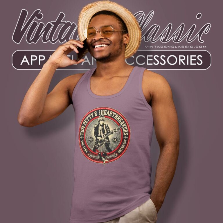 Tom Petty Anthology Logo Tank Top Racerback Tom Petty Anthology Logo Tank Top Racerback