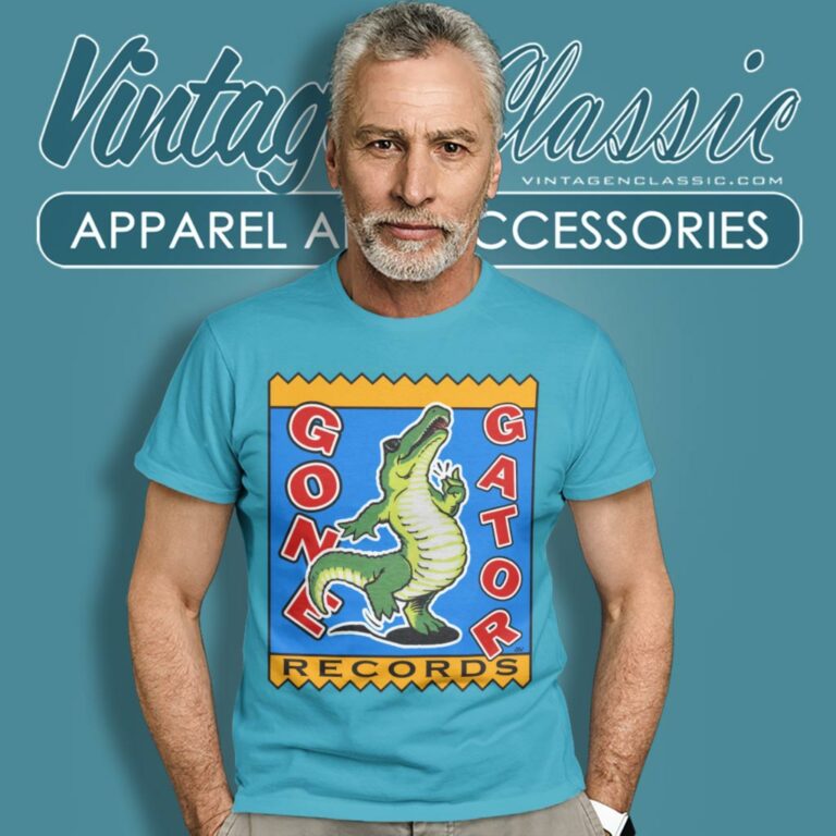 Tom Petty Gone Gator Records T Shirt Tom Petty Gone Gator Records T Shirt