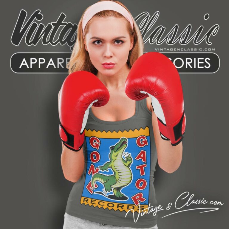 Tom Petty Gone Gator Records Tank Top Racerback Tom Petty Gone Gator Records Tank Top Racerback