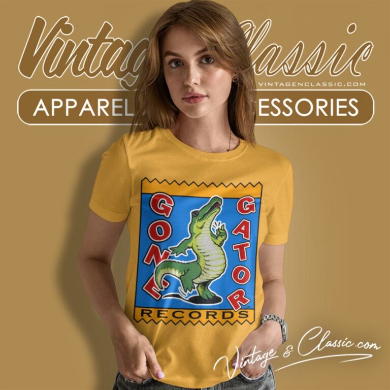 Tom Petty Gone Gator Records Women T Shirt Tom Petty Gone Gator Records Women T Shirt