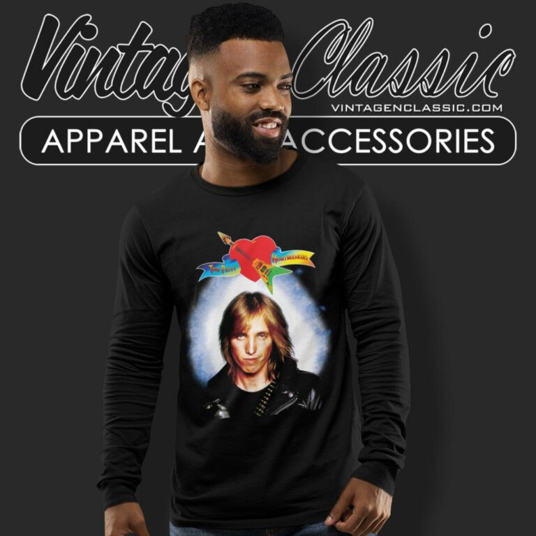 Tom Petty Guitar Heartbreakers Long Sleeve Tee Tom Petty Guitar Heartbreakers Long Sleeve Tee