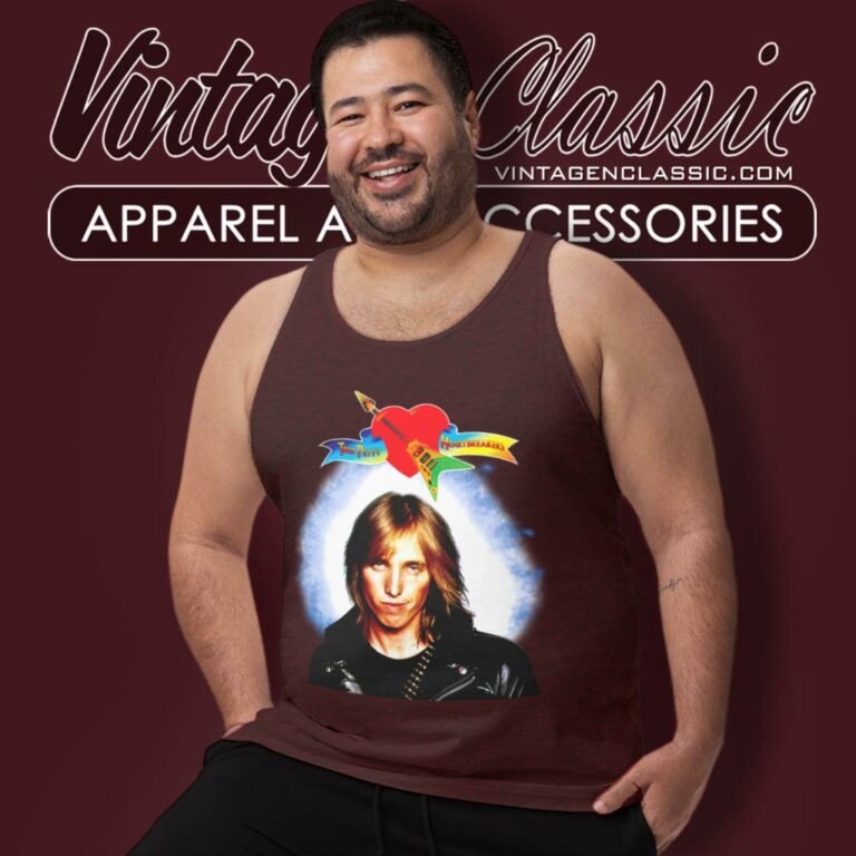 Tom Petty Guitar Heartbreakers Tank Top Racerback Tom Petty Guitar Heartbreakers Tank Top Racerback