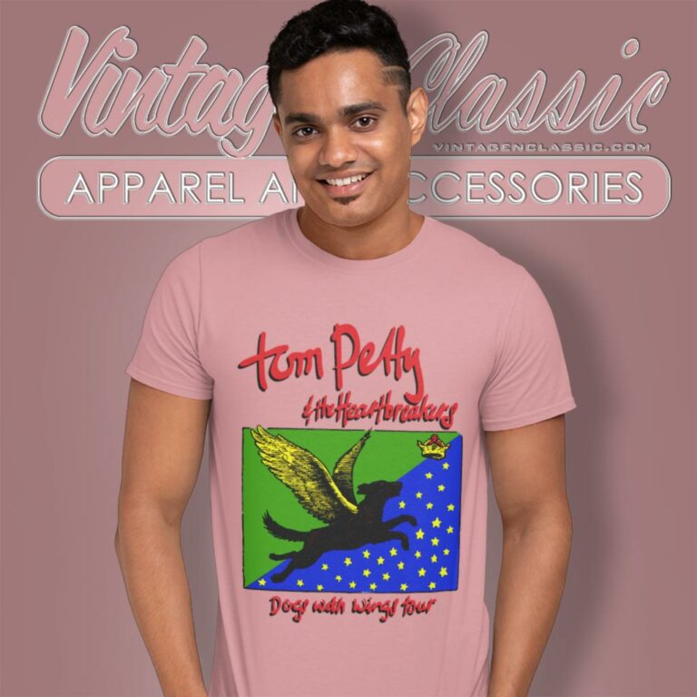 Tom Petty Shirt Dogs With Wings Tour T Shirt Tom Petty Shirt Dogs With Wings Tour T Shirt