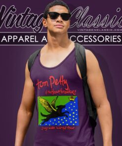 Tom Petty Shirt Dogs With Wings Tour Tank Top Racerback