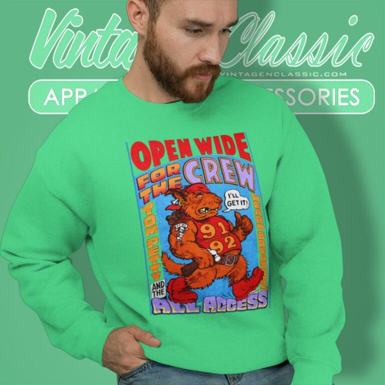 Tom Petty Shirt Great Wide Open Tour Sweatshirt Tom Petty Shirt Great Wide Open Tour Sweatshirt
