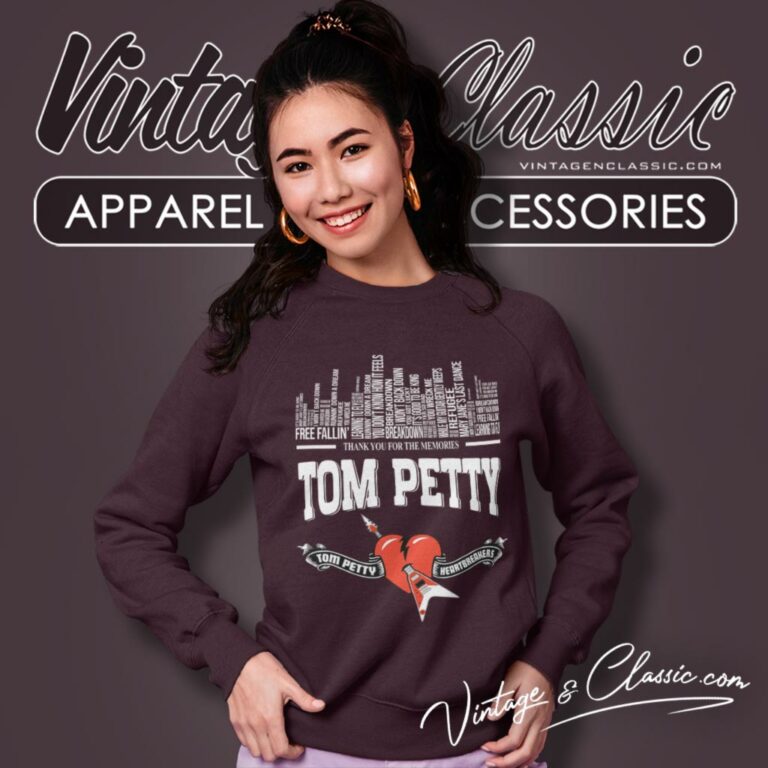 Tom Petty Shirt Thank For The Memories Sweatshirt Tom Petty Shirt Thank For The Memories Sweatshirt