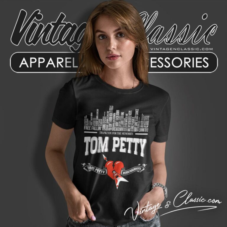 Tom Petty Shirt Thank For The Memories Women T Shirt Tom Petty Shirt Thank For The Memories Women T Shirt