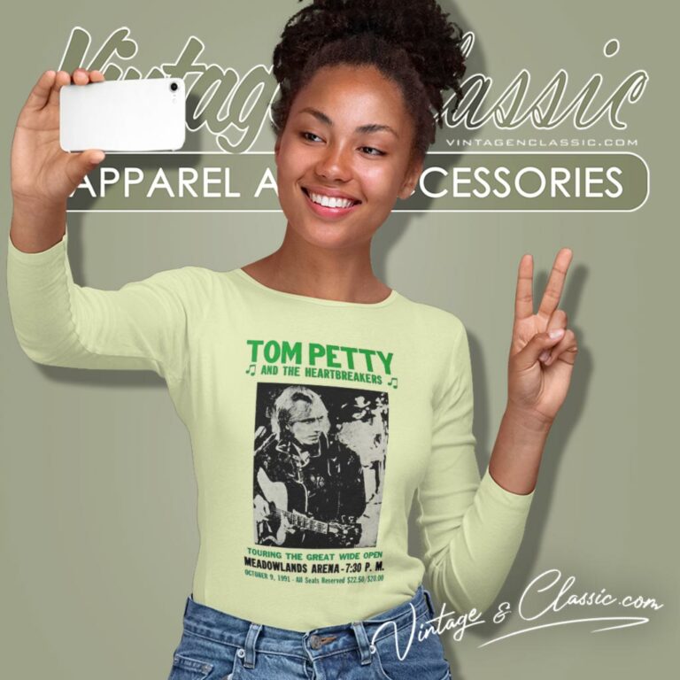 Tom Petty Shirt Touring The Great Wide Open Long Sleeve Tee Tom Petty Shirt Touring The Great Wide Open Long Sleeve Tee