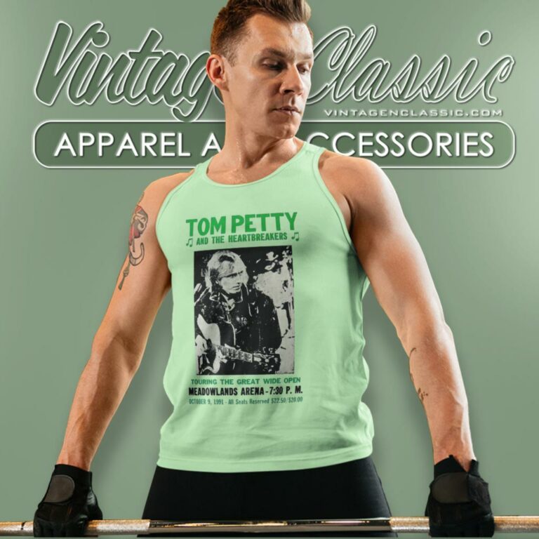 Tom Petty Shirt Touring The Great Wide Open Tank Top Racerback Tom Petty Shirt Touring The Great Wide Open Tank Top Racerback