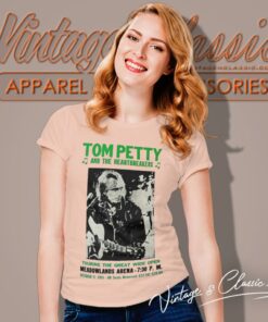 Tom Petty Shirt Touring The Great Wide Open Women T Shirt