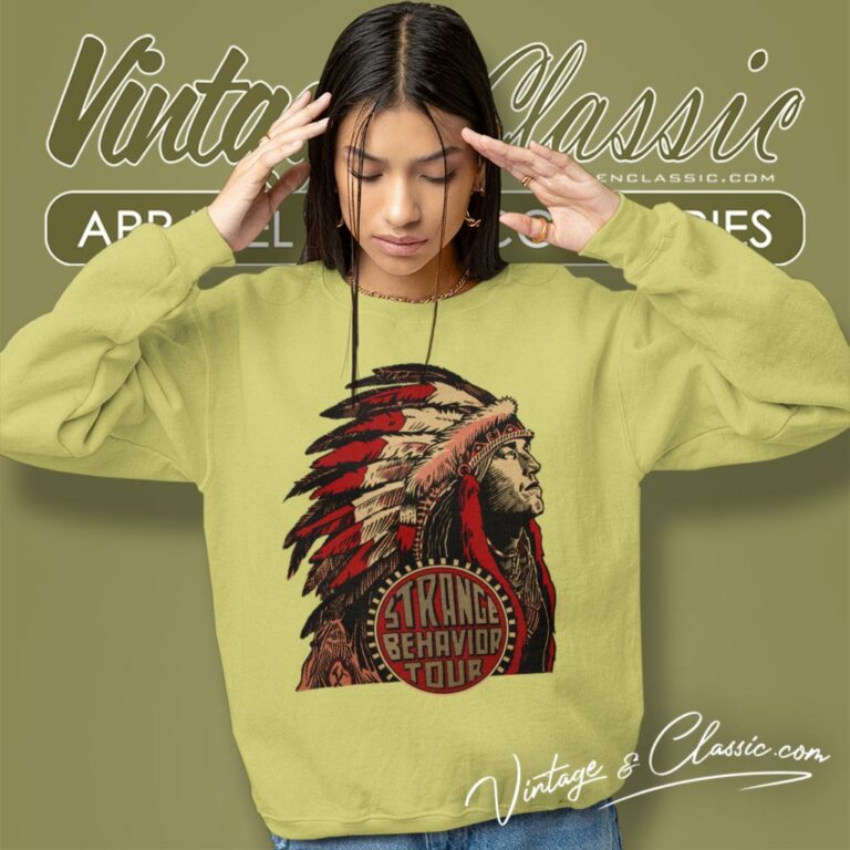 Tom Petty Strange Behavior Tour Sweatshirt Tom Petty Strange Behavior Tour Sweatshirt