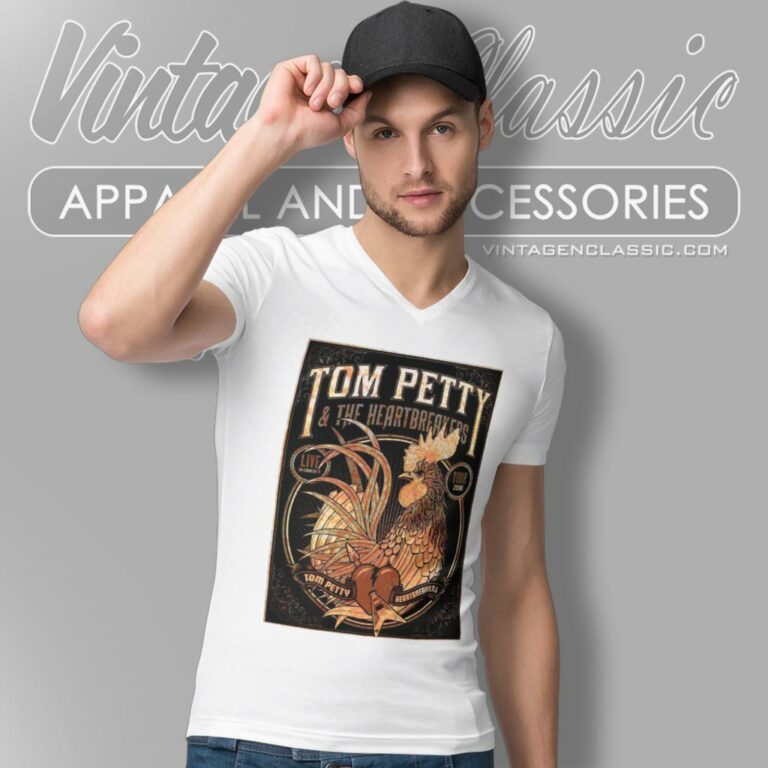 Tom Petty The Heartbreakers V Neck TShirt Tom Petty The Heartbreakers V Neck TShirt