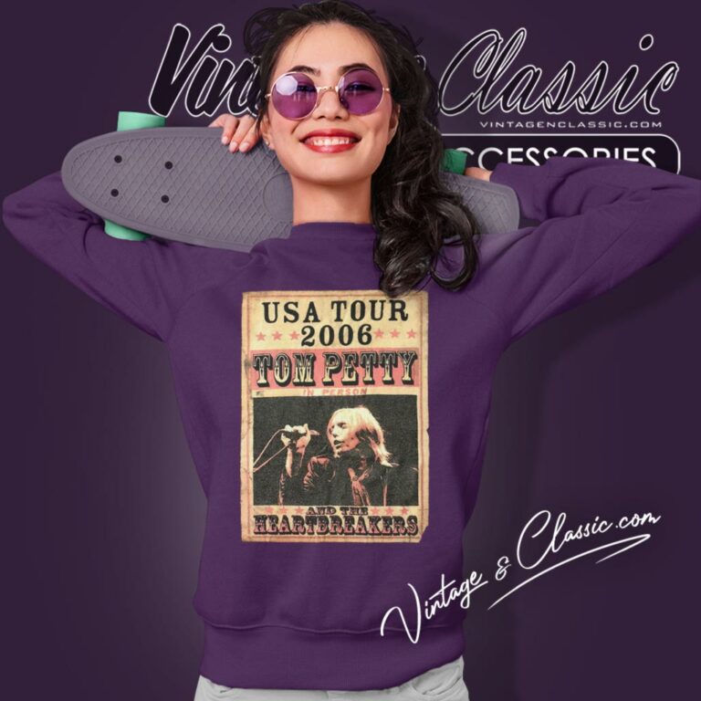 Tom Petty Usa Tour 2006 Sweatshirt Tom Petty Usa Tour 2006 Sweatshirt