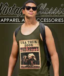 Tom Petty Usa Tour 2006 Shirt 4 Tom Petty Usa Tour 2006 Tank Top Racerback