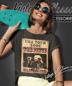 Tom Petty Usa Tour 2006 Shirt 6 Tom Petty Usa Tour 2006 Women T Shirt