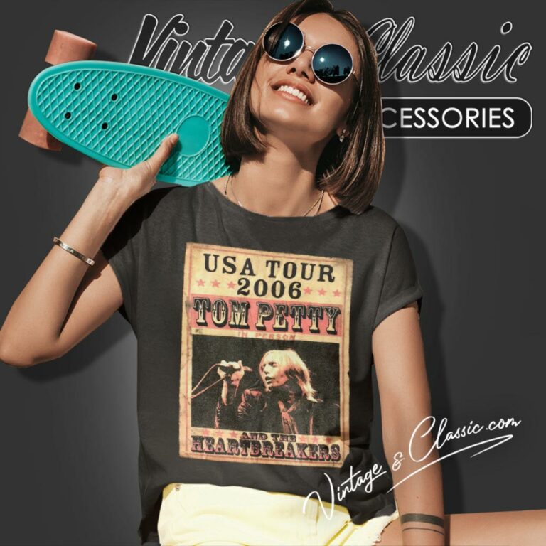 Tom Petty Usa Tour 2006 Women T Shirt Tom Petty Usa Tour 2006 Women T Shirt