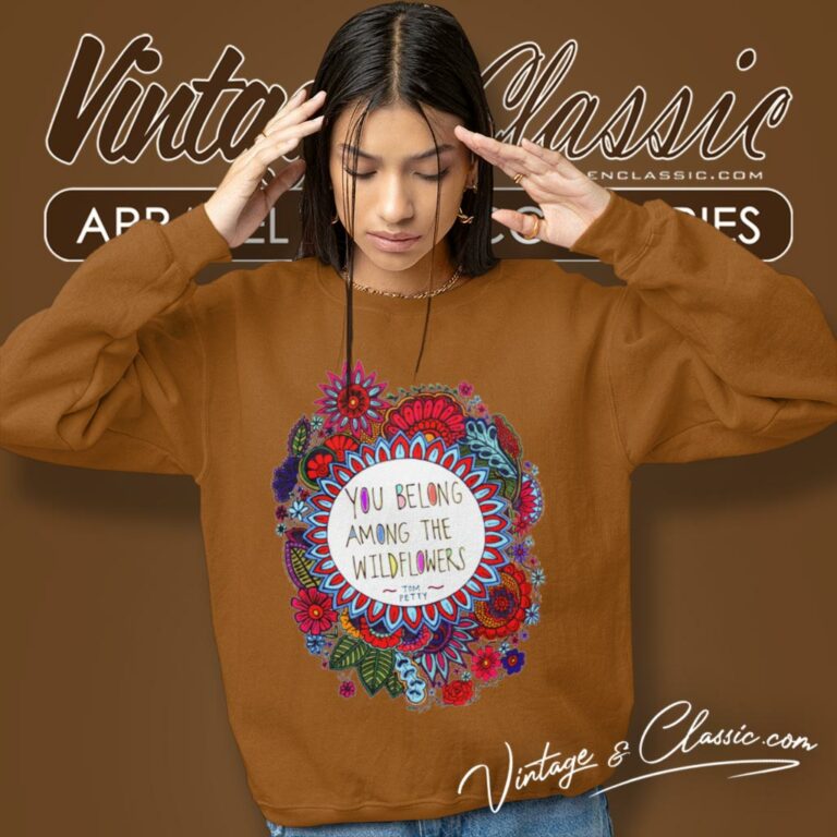 Tom Petty Wildflowers Album Sweatshirt Tom Petty Wildflowers Album Sweatshirt