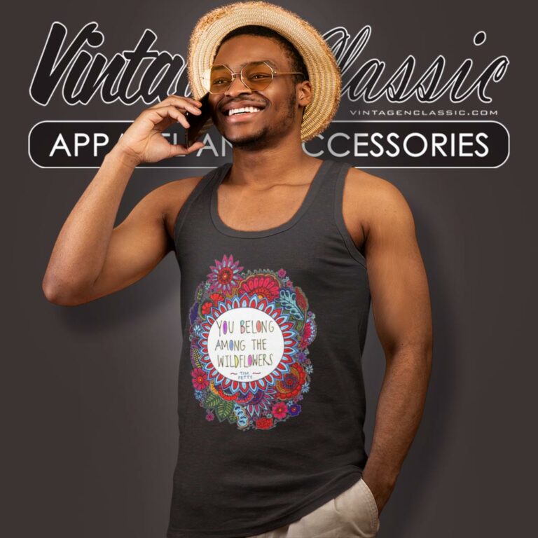 Tom Petty Wildflowers Album Tank Top Racerback Tom Petty Wildflowers Album Tank Top Racerback