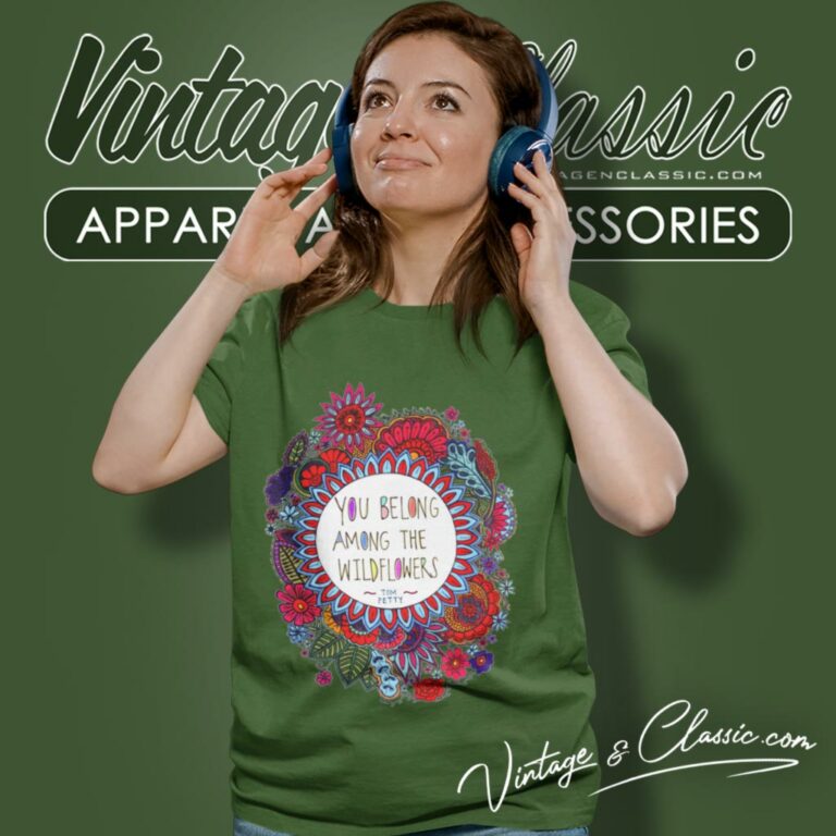 Tom Petty Wildflowers Album Women T Shirt Tom Petty Wildflowers Album Women T Shirt