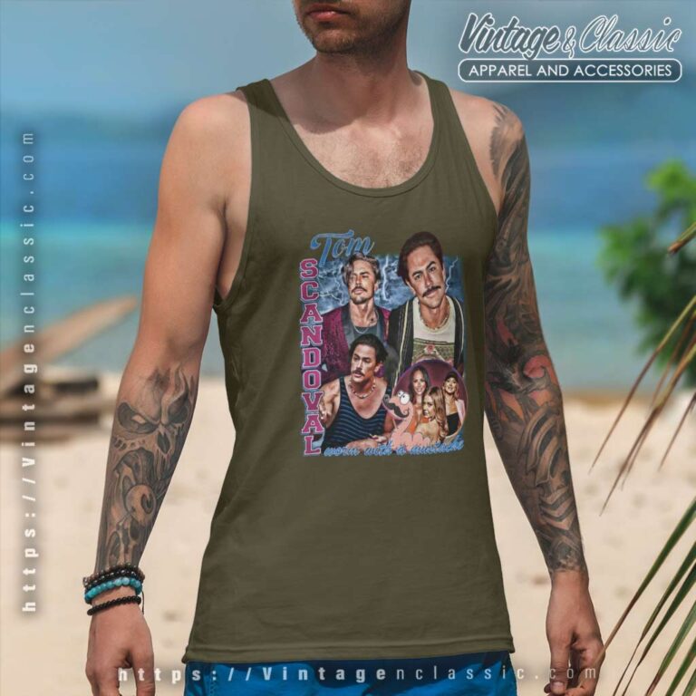 Tom Sandoval Worm With A Musthace Tank Top Racerback Tom Sandoval Worm With A Musthace Tank Top Racerback