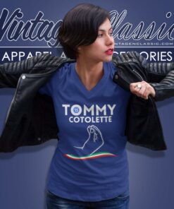 Tommy Cotolette Shirt Italian Football Fan Gifts 5 Tommy Cotolette Shirt Italian Football Fan Gifts V Neck TShirt