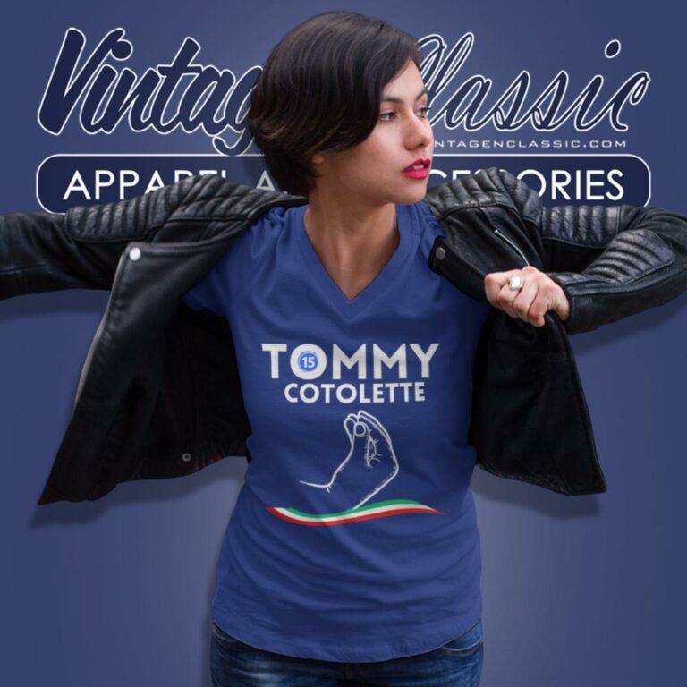 Tommy Cotolette Shirt Italian Football Fan Gifts V Neck TShirt Tommy Cotolette Shirt Italian Football Fan Gifts V Neck TShirt