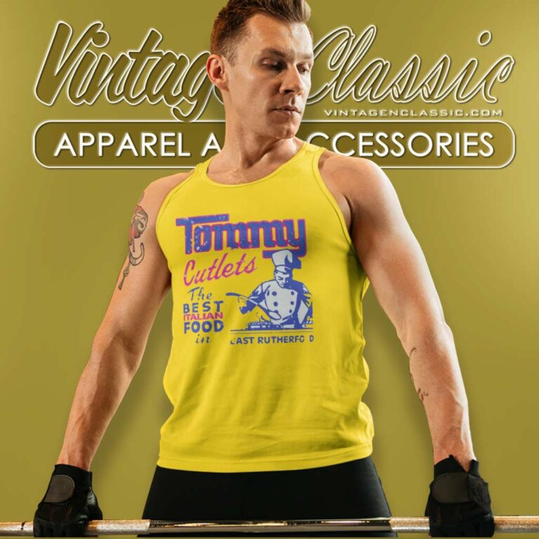 Tommy Cutlet Best Italian Food Ad East Rutherford Tank Top Racerback Tommy Cutlet Best Italian Food Ad East Rutherford Tank Top Racerback