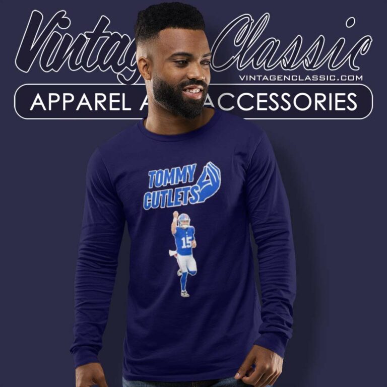 Tommy Cutlets Hand Gesture Ny Giants Long Sleeve Tee Tommy Cutlets Hand Gesture Ny Giants Long Sleeve Tee