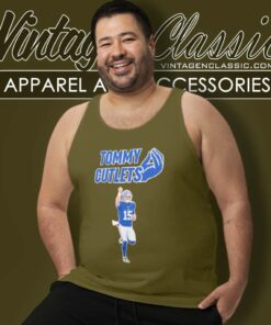 Tommy Cutlets Hand Gesture Ny Giants Tank Top Racerback