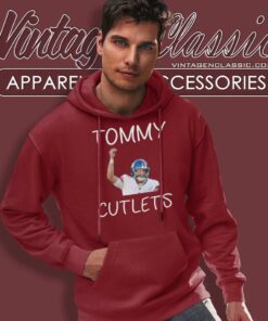 Tommy Cutlets Pinched Fingers Devito Giants Hoodie