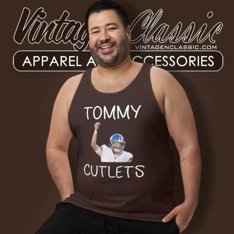 Tommy Cutlets Pinched Fingers Devito Giants Tank Top Racerback Tommy Cutlets Pinched Fingers Devito Giants Tank Top Racerback