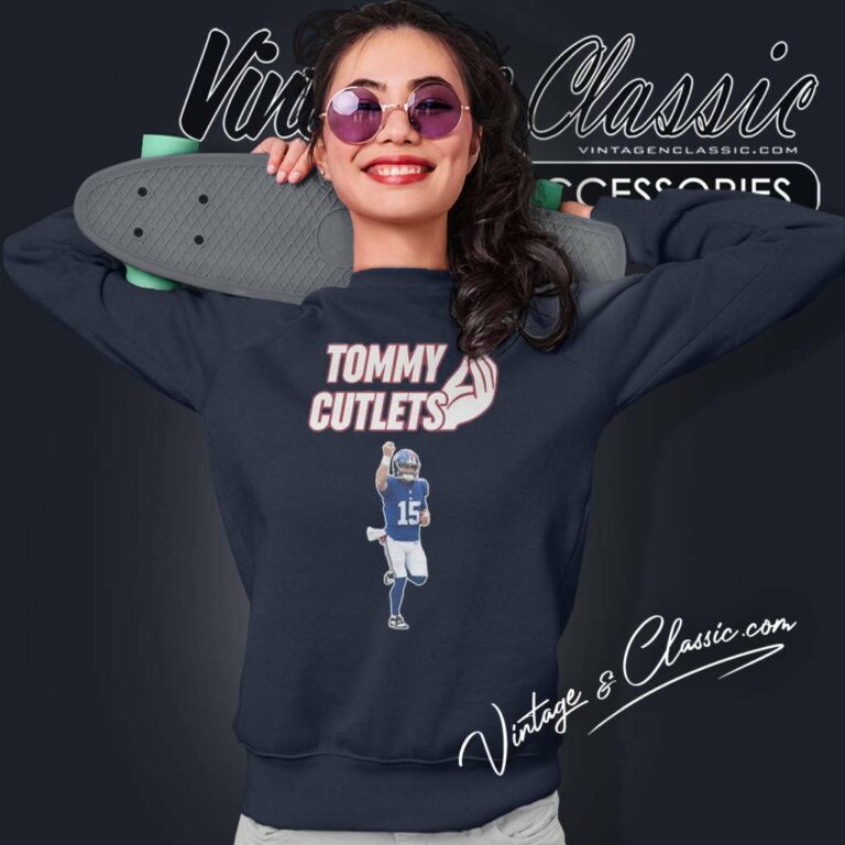 Tommy Cutlets Tommy Devito New York Giants 15 Sweatshirt Tommy Cutlets Tommy Devito New York Giants 15 Sweatshirt