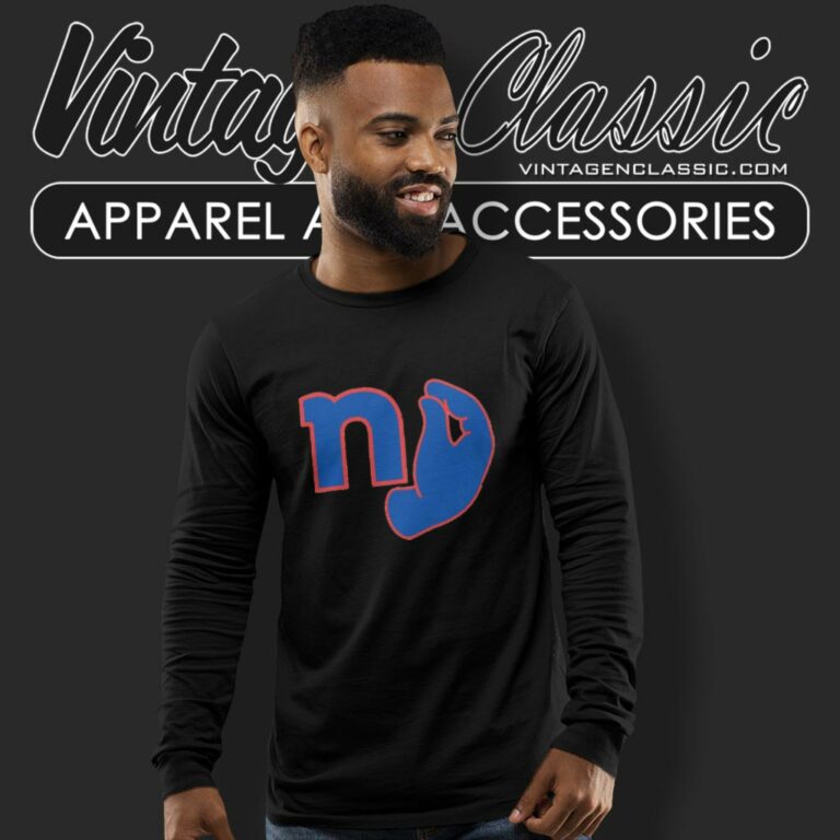 Tommy Devito New York Giants Football Long Sleeve Tee Tommy Devito New York Giants Football Long Sleeve Tee