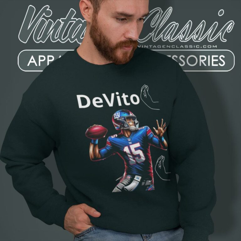 Tommy Devito New York Giants Sweatshirt Tommy Devito New York Giants Sweatshirt