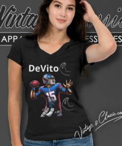Tommy Devito New York Giants V Neck TShirt