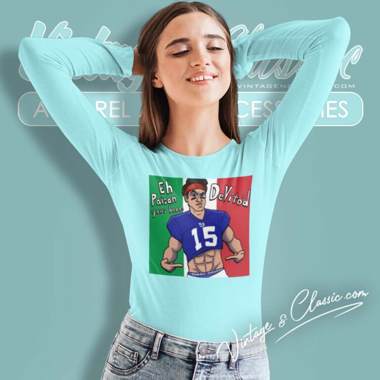 Tommy Devito Shirt Giants Qb Tommy Cutlets Funny Long Sleeve Tee Tommy Devito Shirt Giants Qb Tommy Cutlets Funny Long Sleeve Tee