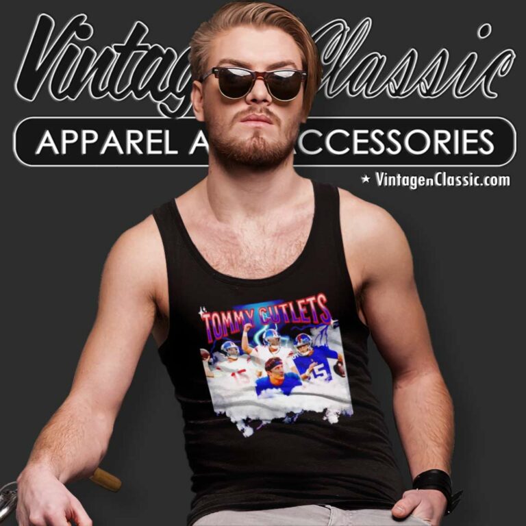 Tommy Devito Tommy Cutlets Giants Qb Tank Top Racerback Tommy Devito Tommy Cutlets Giants Qb Tank Top Racerback