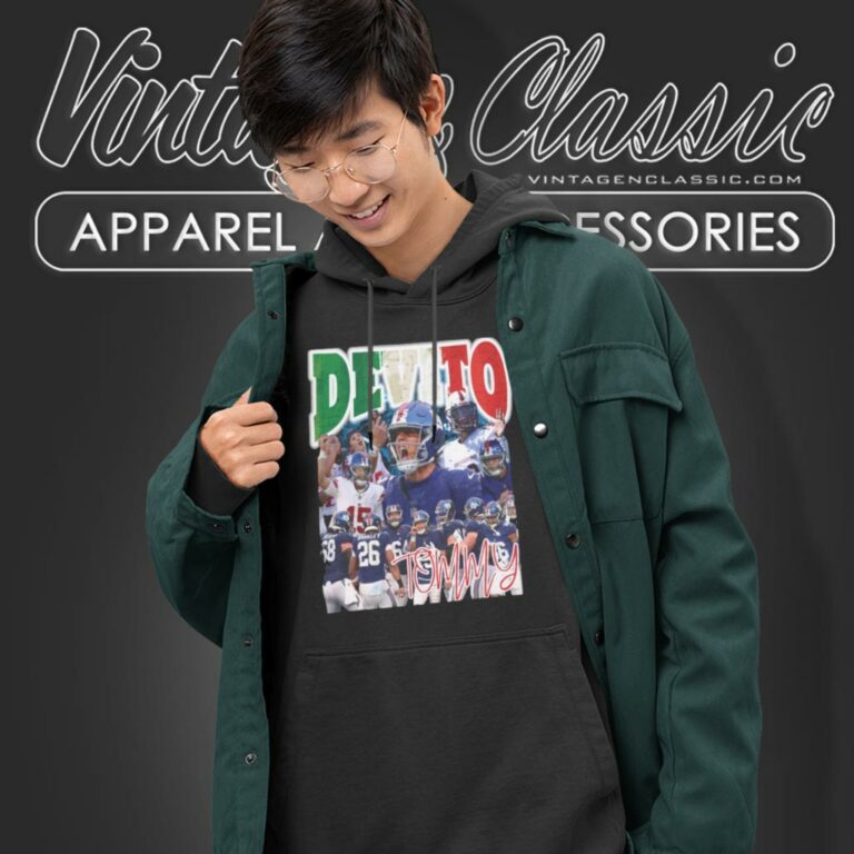 Tommy Devito Vintage Giants Football Hoodie Tommy Devito Vintage Giants Football Hoodie