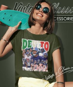 Tommy Devito Vintage Giants Football Women T Shirt
