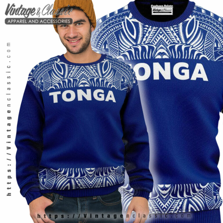 Tonga Polynesian Christmas Ugly Sweater Ugly Sweater 1 Tonga Polynesian Christmas Ugly Sweater Ugly Sweater 1