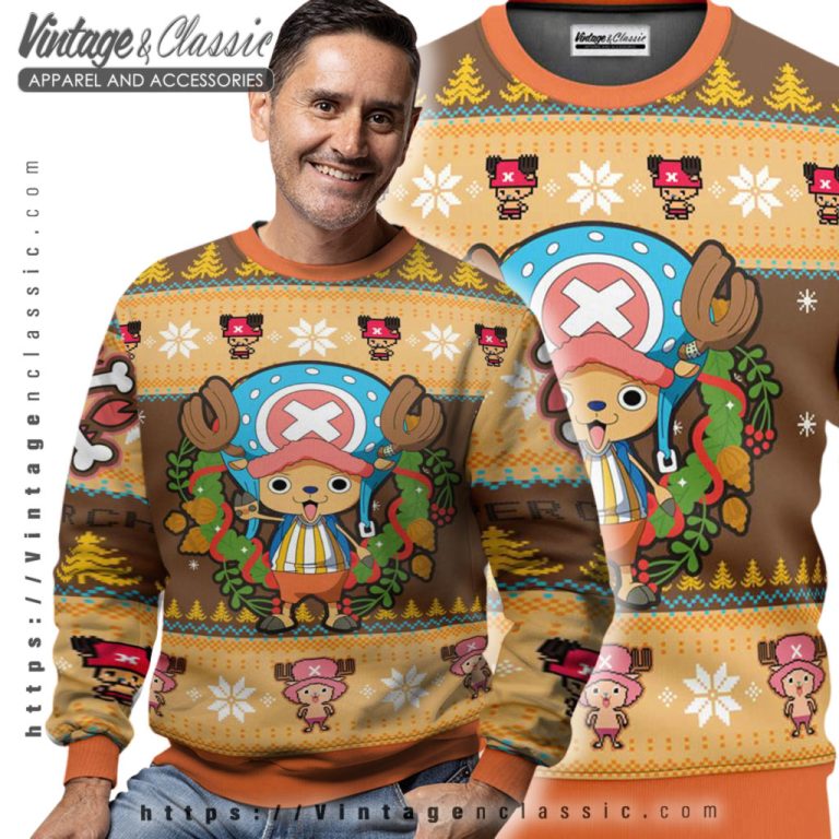 Tony Tony Chopper Ugly Christmas Sweater Men Ugly Sweater Tony Tony Chopper Ugly Christmas Sweater Men Ugly Sweater