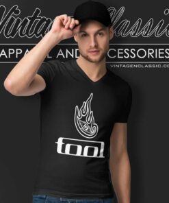 Tool Band Logo Sylves V Neck TShirt