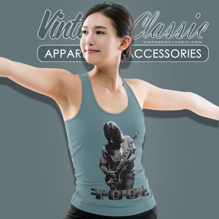 Tool Guitarist Adam Jones Tank Top Racerback Tool Guitarist Adam Jones Tank Top Racerback