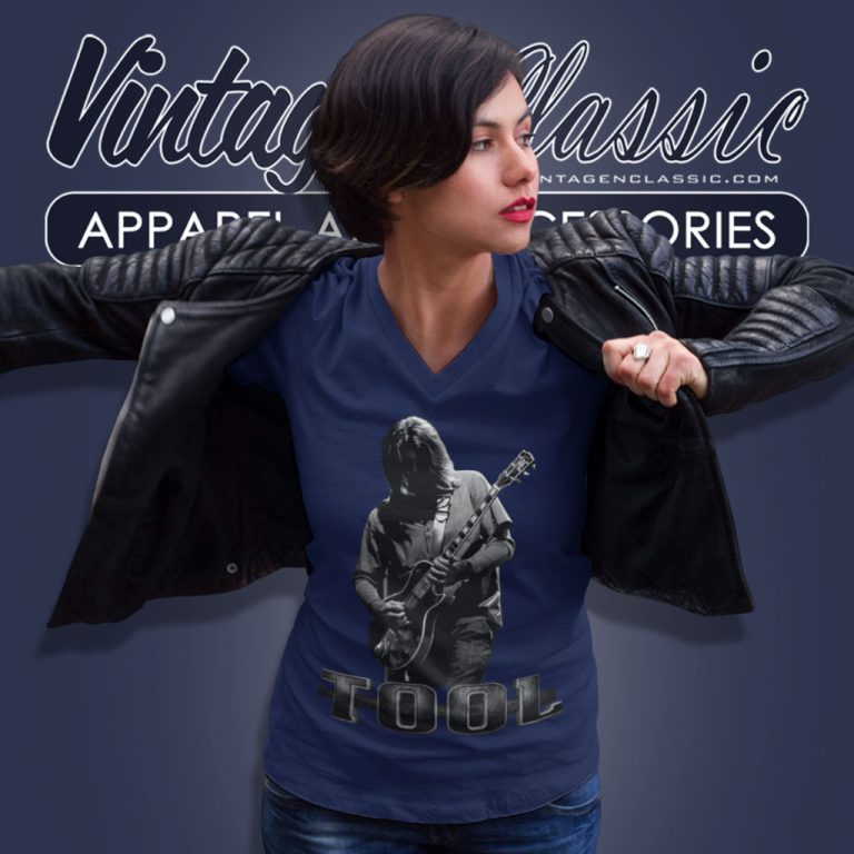 Tool Guitarist Adam Jones V Neck TShirt Tool Guitarist Adam Jones V Neck TShirt