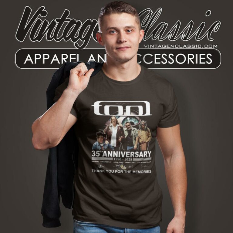 Tool Shirt 35th Anniversary 1990 2025 Thank You For The Memories T Shirt Tool Shirt 35th Anniversary 1990 2025 Thank You For The Memories T Shirt