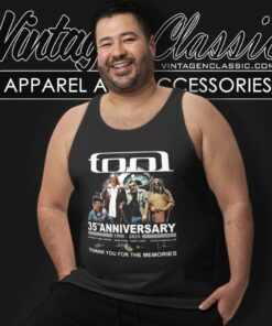 Tool Shirt 35th Anniversary 1990 2025 Thank You For The Memories Tank Top Racerback
