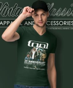 Tool Shirt 35th Anniversary 1990 2025 Thank You For The Memories V Neck TShirt